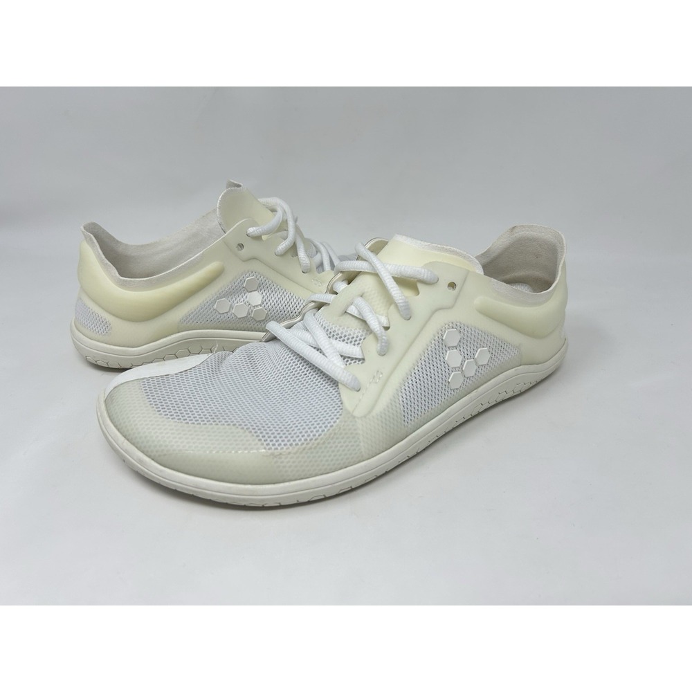 Vivobarefoot Primus Lite III White Textile Trainers Women's Size 36 EU 6 US